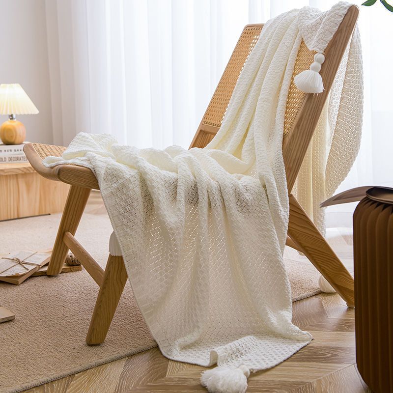 Amberloom Tasseled Cotton Throw